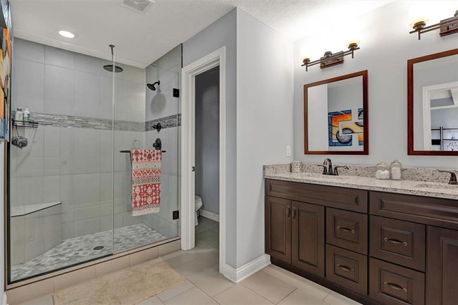 WHAT A MASTER SHOWER! RAIN SHOWER HEAD & CUSTOM TILE! | Image 22