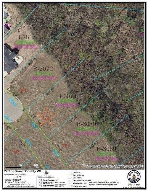 2963 Creekwood Drive, BELLEVUE, WI, 54311 | Card Image