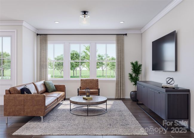 PLAN 1 Great Room | This is a computer-generated rendering of the home design. Please note that this is a visual representation only and the final construction may differ in appearance, features, and finishes | Image 10