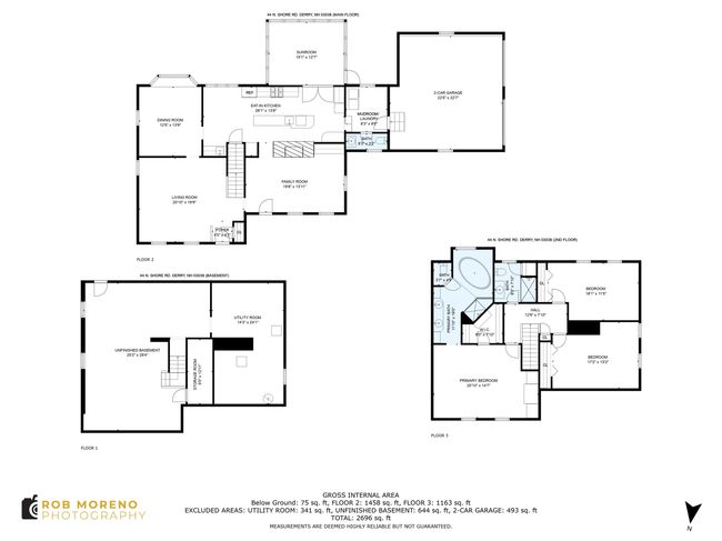 44 N Shore Rd, House other with 3 bedrooms, 3 bathrooms and null parking in Derry NH | Image 40
