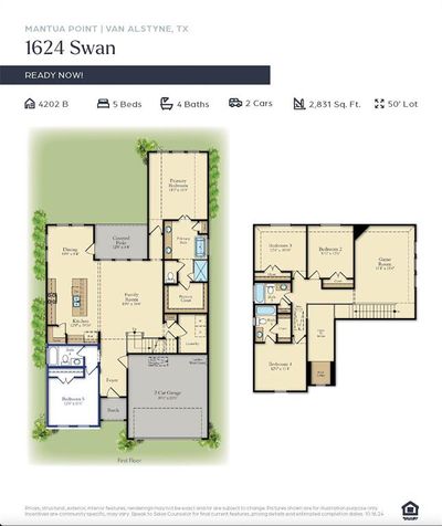 With all the space you could hope for and a floor paln designed for entertaining, our 4202B floor plan is a winner! | Image 2