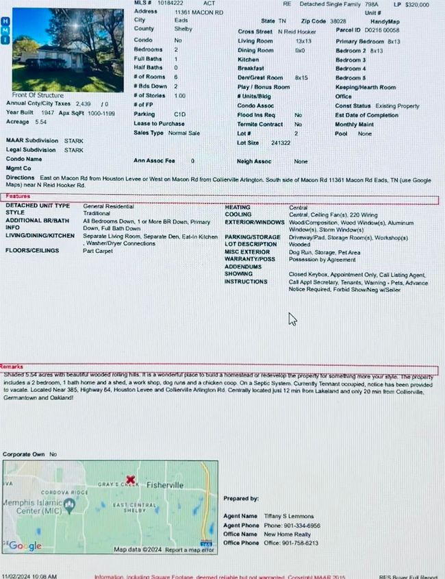 11361 Macon, House other with 2 bedrooms, 1 bathrooms and null parking in Eads TN | Image 17