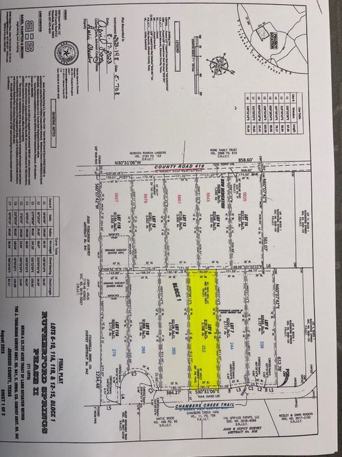 252 Chambers Creek Trl, Alvarado, TX, 76009-1595 | Card Image