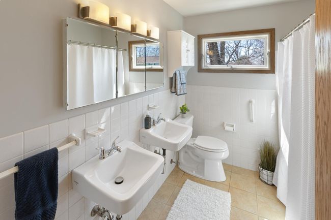 Main floor full bath with ceramic floors. | Image 22