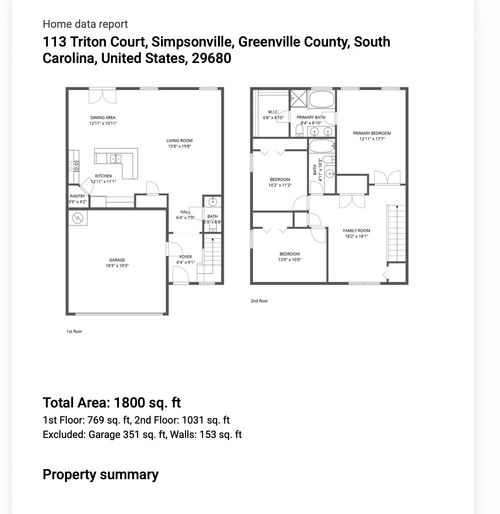 113 Triton Ct, Simpsonville, SC, 29680-8137 | Card Image