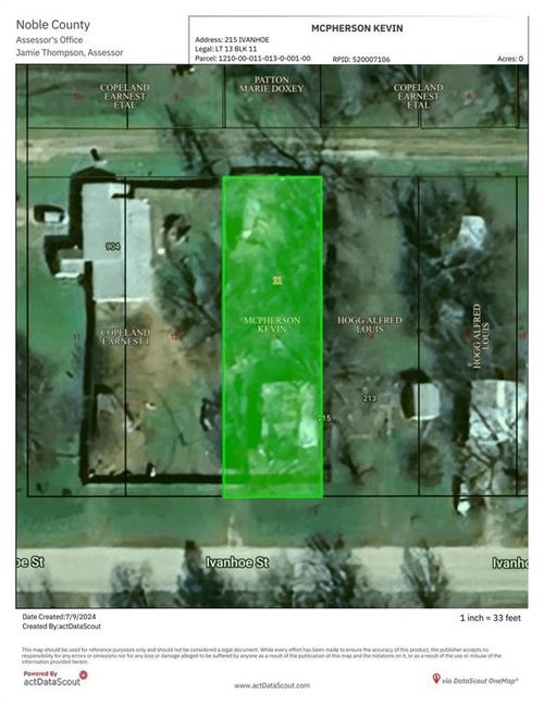 215 Ivanhoe St, Perry, OK, 73077-4618 | Card Image