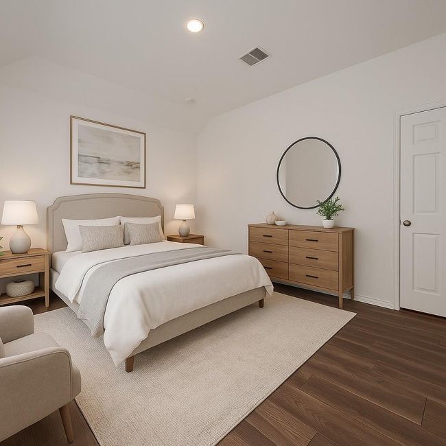Staged primary bedroom | Image 16