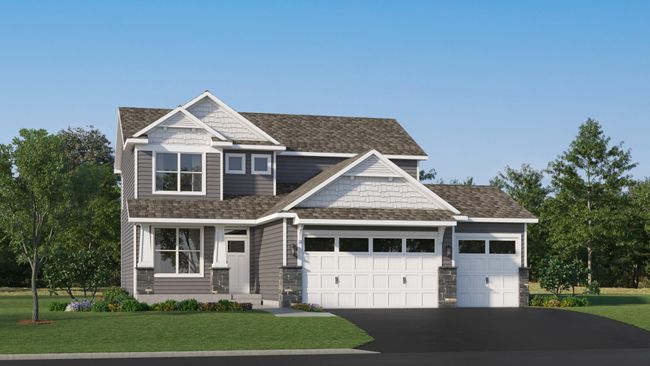 (Photo of a decorated model, actual homes finishes will vary) The upper level landing! | Image 13