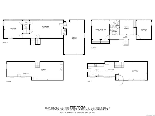 6 Greenmeadow Dr, House other with 3 bedrooms, 3 bathrooms and null parking in Bloomfield CT | Image 4