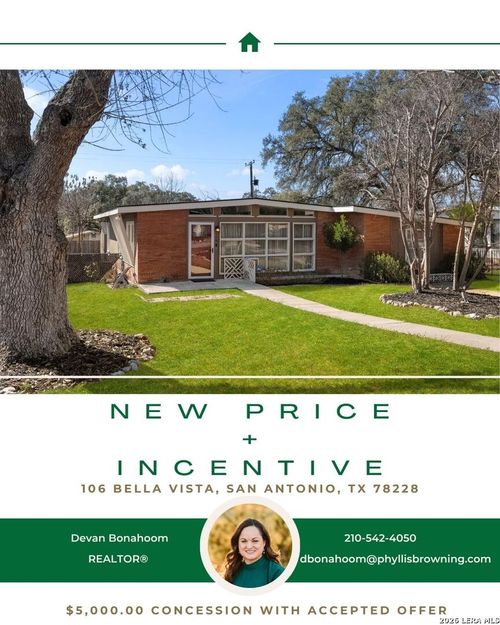 106 Bella Vista Dr, San Antonio, TX, 78228-2901 | Card Image