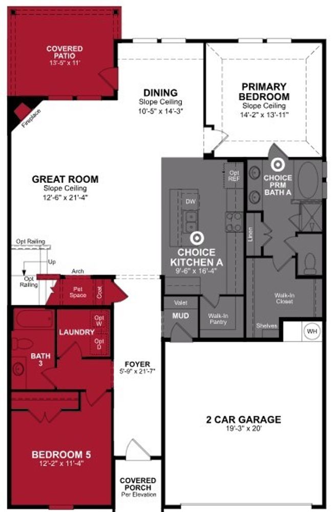 Beazer Homes Whitewing Trails Rainier floorplan. | Image 14