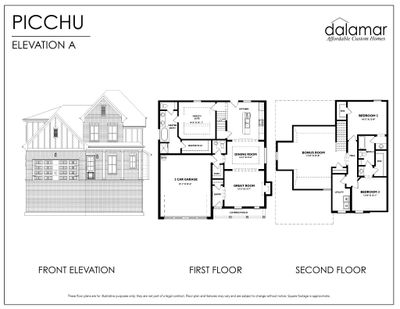 Picchu Exterior Floor Plan. | Image 1