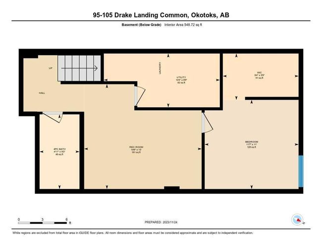 95 - 105 Drake Landing Common, Home with 4 bedrooms, 2 bathrooms and 2 parking in Okotoks AB | Image 35