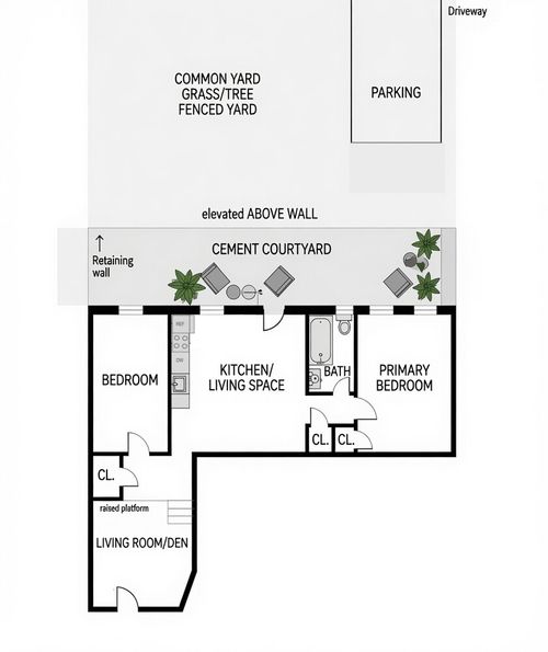 garden-451 Clinton Avenue, New York City, NY, 11238 | Card Image
