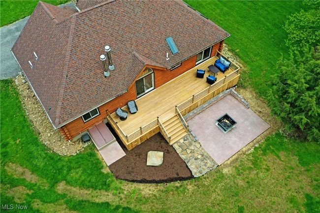 Aerial view of property and back deck | Image 4