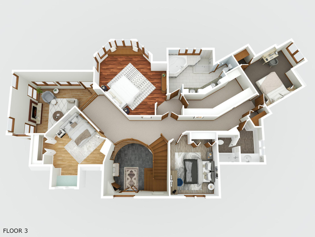 2nd floor - 3D floorplan | Image 85