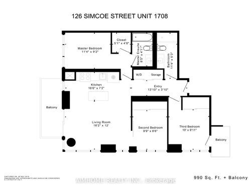 1708-126 Simcoe St, Toronto, ON, M5H4E6 | Card Image