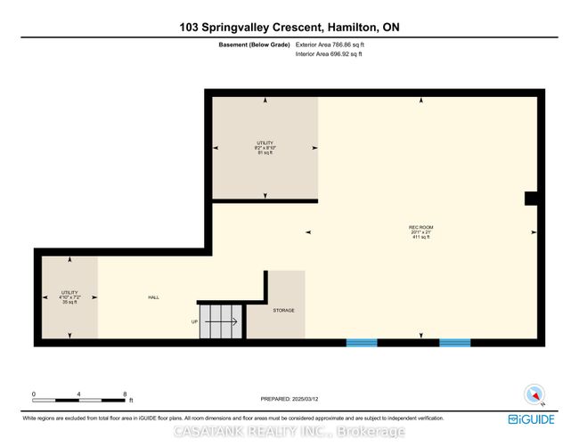 103 Springvalley Cres, House attached with 4 bedrooms, 3 bathrooms and 2 parking in Hamilton ON | Image 42