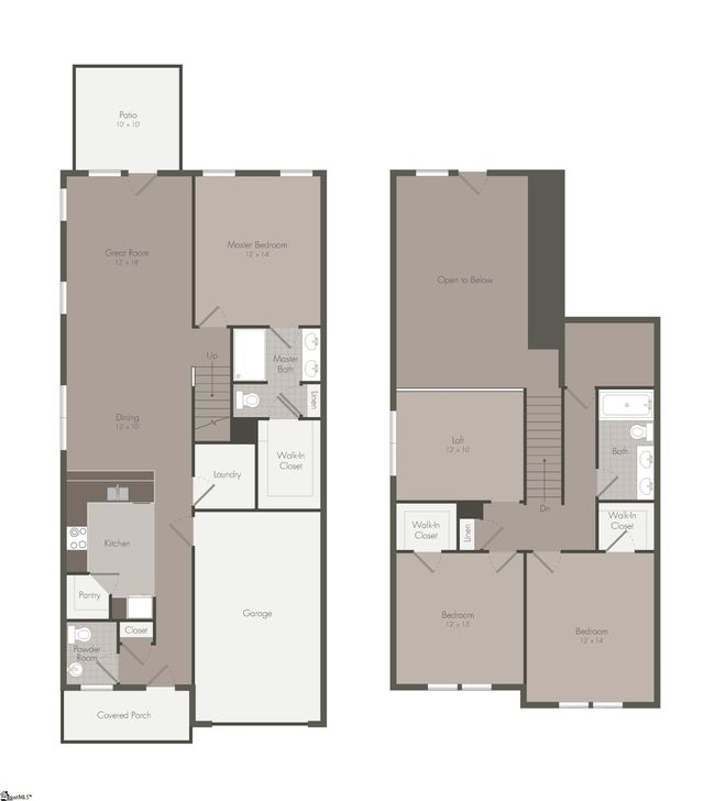 278 Bryland Way, Townhouse with 3 bedrooms, 3 bathrooms and 2 parking in Fountain Inn SC | Image 14