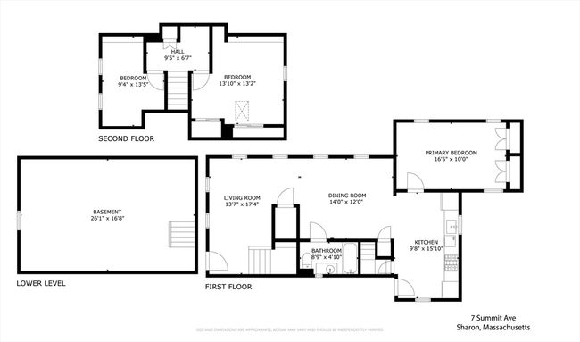 7 Summit Ave, House other with 3 bedrooms, 1 bathrooms and 4 parking in Sharon MA | Image 26