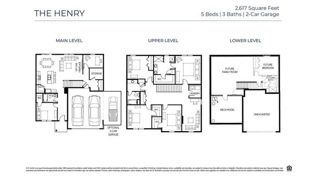 Welcome home to the Henry floor plan in Caramore Crossing with main floor bedroom, flex room and optional 3 stall garage. | Image 38