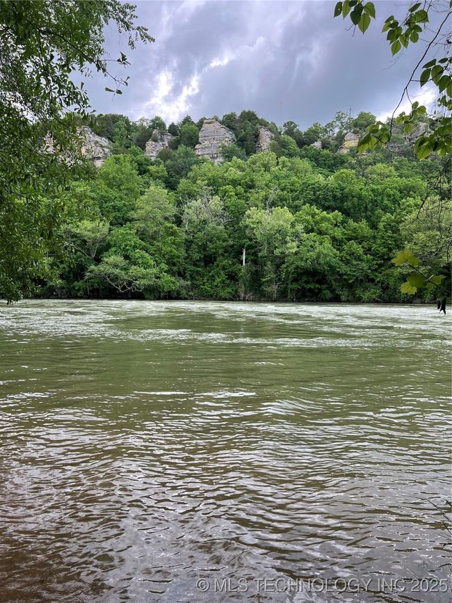 Water view featuring a heavily wooded area | Image 43
