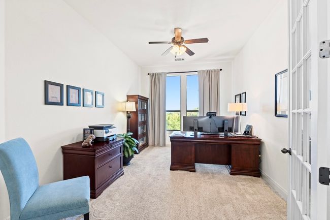 French doors open to a dedicated office with panoramic Hill Country views. | Image 12