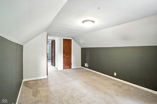 bonus room with carpet and vaulted ceiling | Image 34