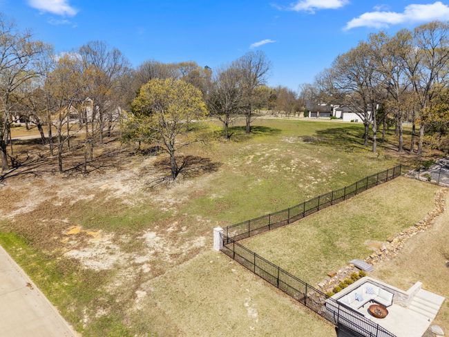 View of yard with fence and a rural view | Image 38