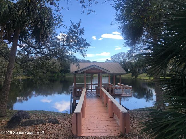 Covered dock on pond | Image 64