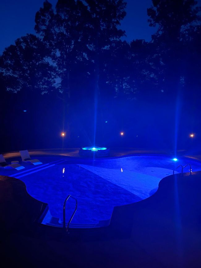 Nighttime pool lighting | Image 28