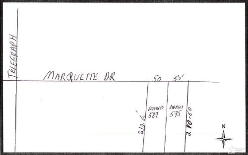 589 & 595 Marquette Drive, Bedford Township, MI, 48133 | Card Image