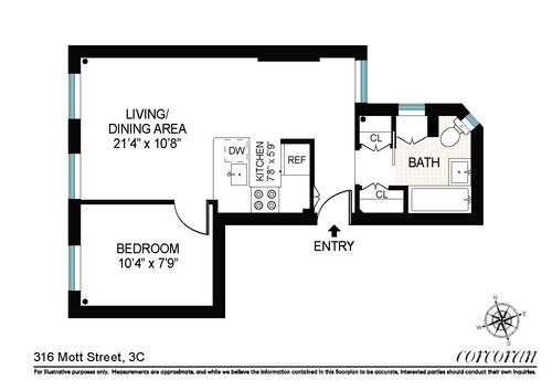 3c-316 Mott St, New York, NY, 10012-2820 | Card Image