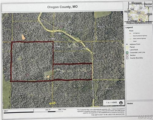 0 Oregon Co. 142-255, Thayer, MO, 65791 | Card Image