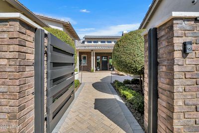 Front gate with ring doorbell for added privacy | Image 2