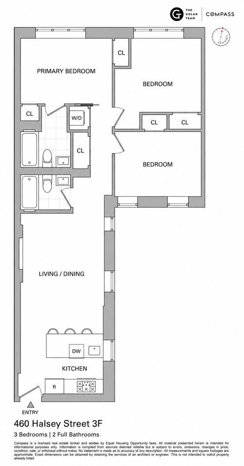 3f-460 Halsey Street, New York City, NY, 11233 | Card Image