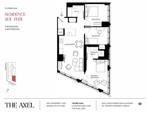 25-i-545 Vanderbilt Ave, Brooklyn, NY, 11238-7045 | Card Image