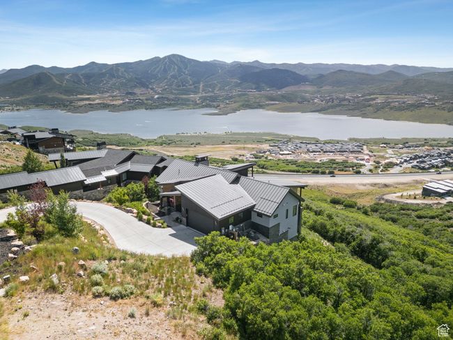 View of subject property with a water and mountain view | Image 8