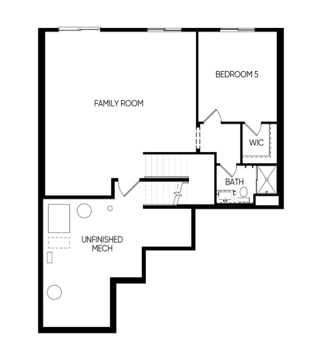 Sun-filled Finished Lower Level with another bedroom, bathroom, and family room. | Image 29