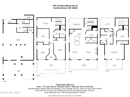 1401 Carolina Beach Ave N, Carolina Beach, NC, 28428-5914 | Card Image