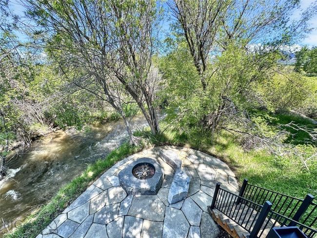 View of the Firepit & Creek from the stairs | Image 29