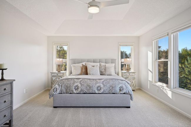 Main bedroom overlooks the expansive backyard. | Image 35