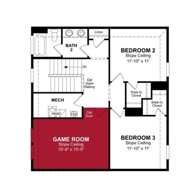 Beazer Homes Treeline Alpine floorplan. | Image 11