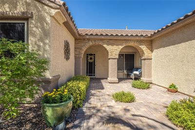 front entry way with pavers and brick facade | Image 3