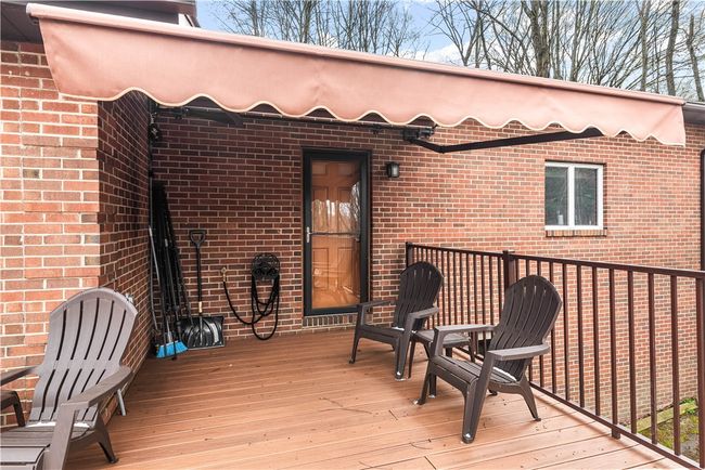 Awning covering part of the deck | Image 29
