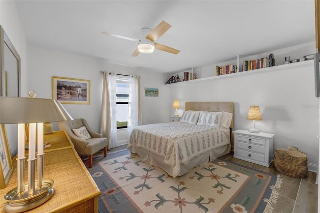 Oversized Bedroom 1 with built-in shelves | Image 23