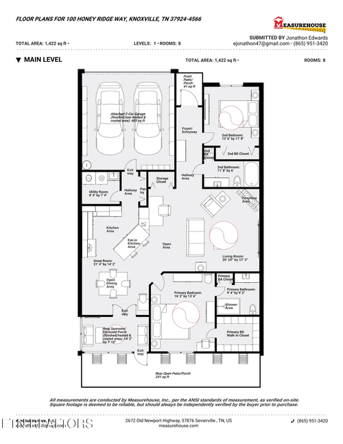 100 Honey Ridge Way, Knoxville, TN, 37924-4566 | Card Image