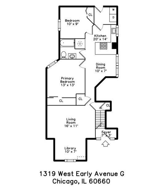 g-1319 W Early Ave, CHICAGO, IL, 60660-4045 | Card Image