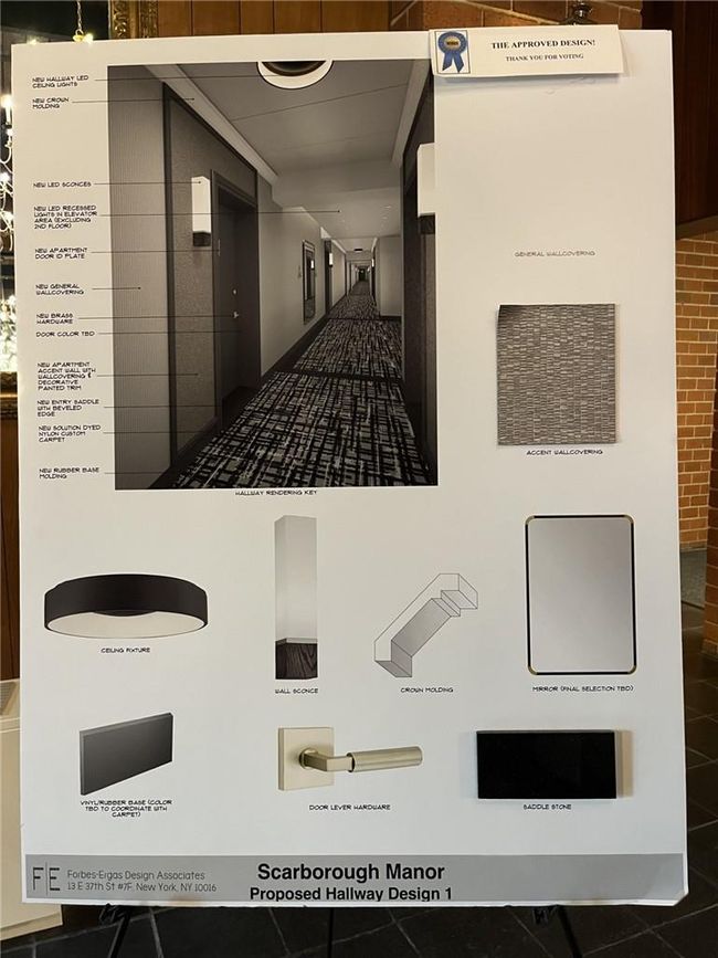 Rendering of new hallways to be completed in February 2024. | Image 35