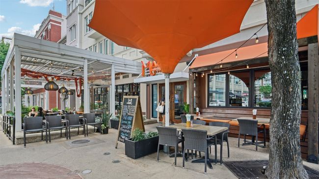 View of patio featuring outdoor dining area | Image 30